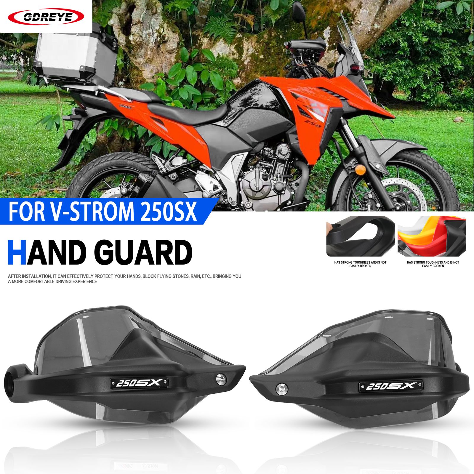 V-Strom 250SX 2023-2026 用 ハンドガードプロテクター
