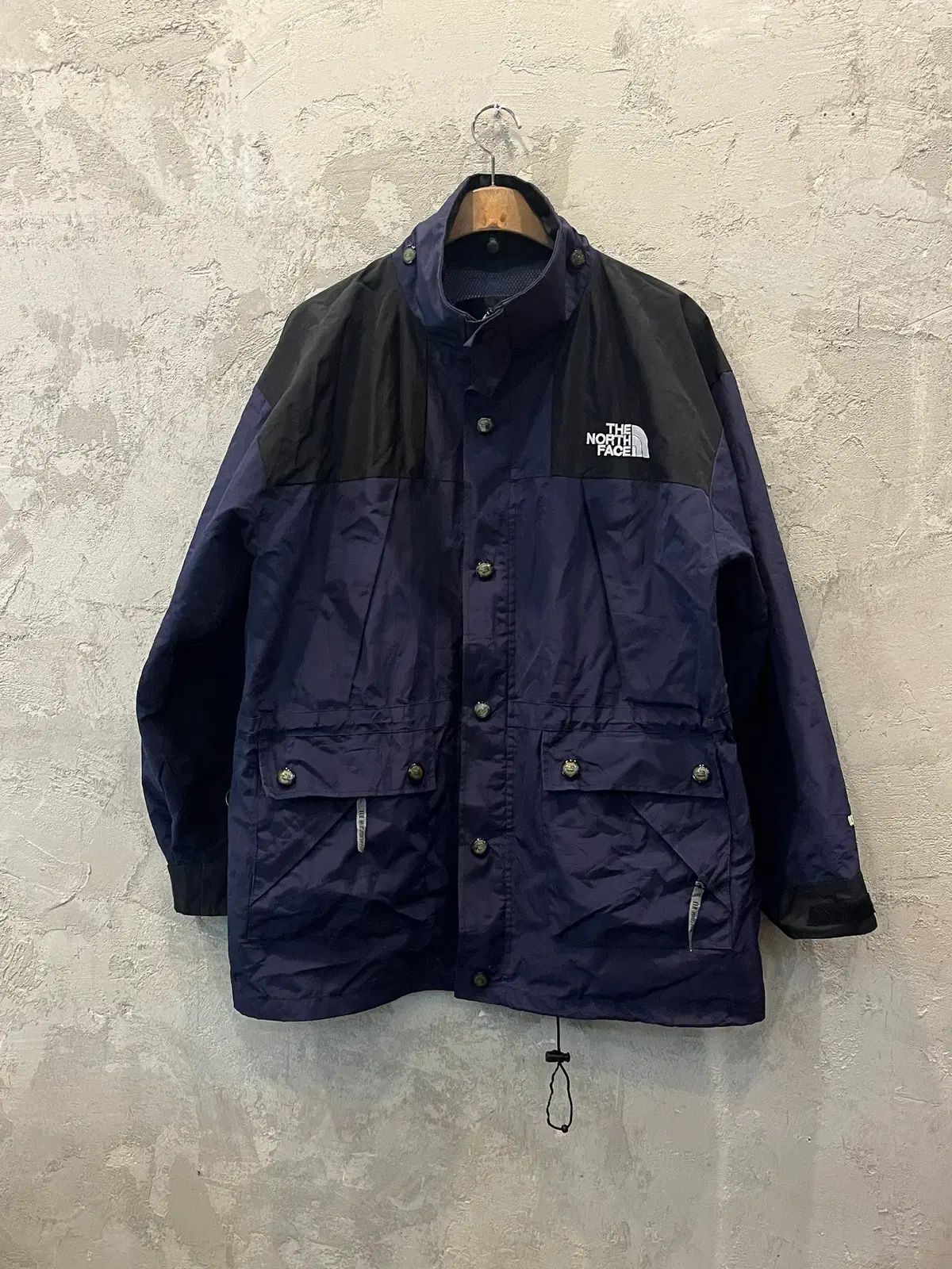 (実寸XL) 90s THE NORTH FACE 必須アイテム GORE-TEX マウンテンジャケット ウィンドブレーカー