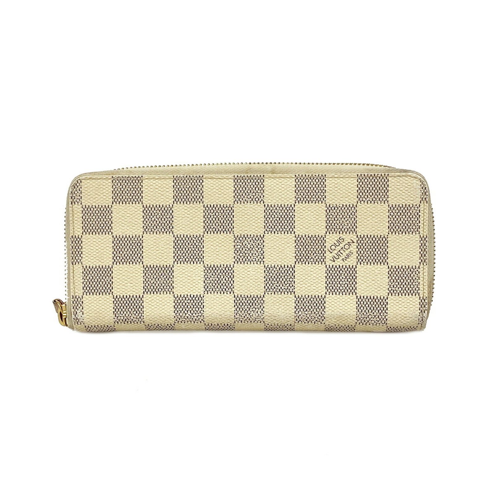 ルイ・ヴィトン(Louis Vuitton) ルイ・ヴィトン 長財布 ダミエ・アズール ポルトフォイユクレマンス N61264 ホワイト ローズバレリーヌレディース P3291071