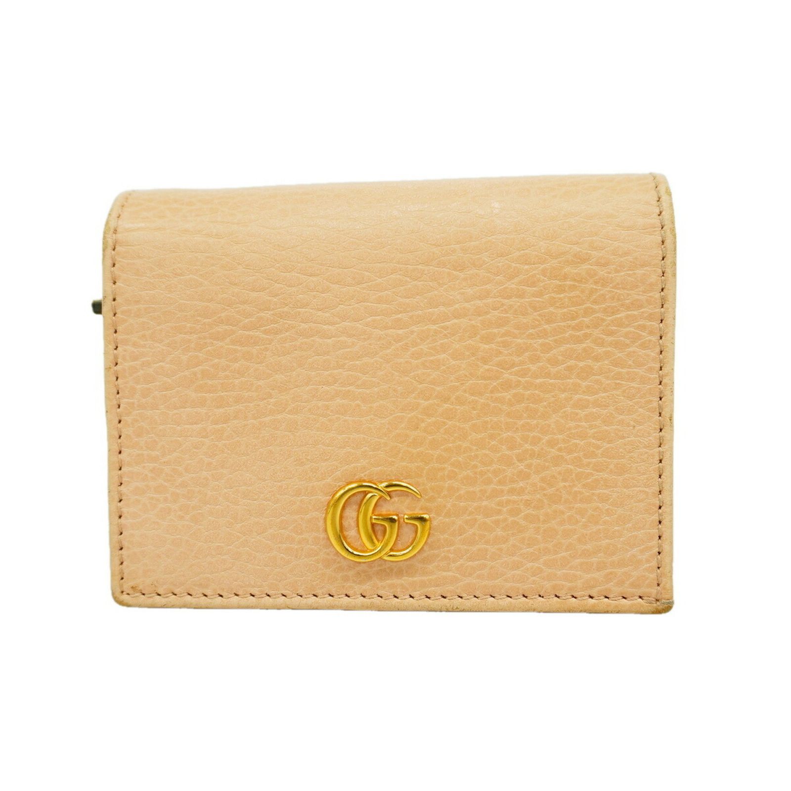 グッチ(Gucci) グッチ 財布 GGマーモント レザー ピンク レディース