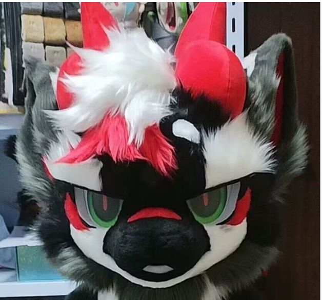狼　犬　猫　着ぐるみ 　ヘッド ケモノ ファースーツ ぬいぐるみ コスプレ コスチューム Kurumi 一点物 D560 74,250円