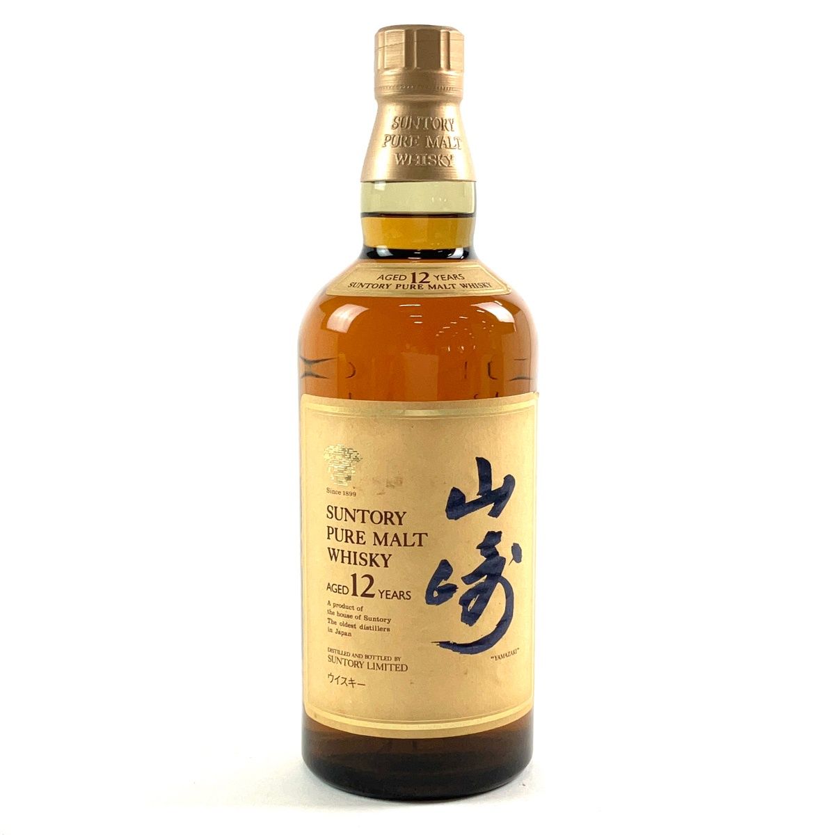 【東京都内限定お届け】 サントリー SUNTORY 山崎 12年 ピュアモルト 華 750ml 国産ウイスキー 【古酒】