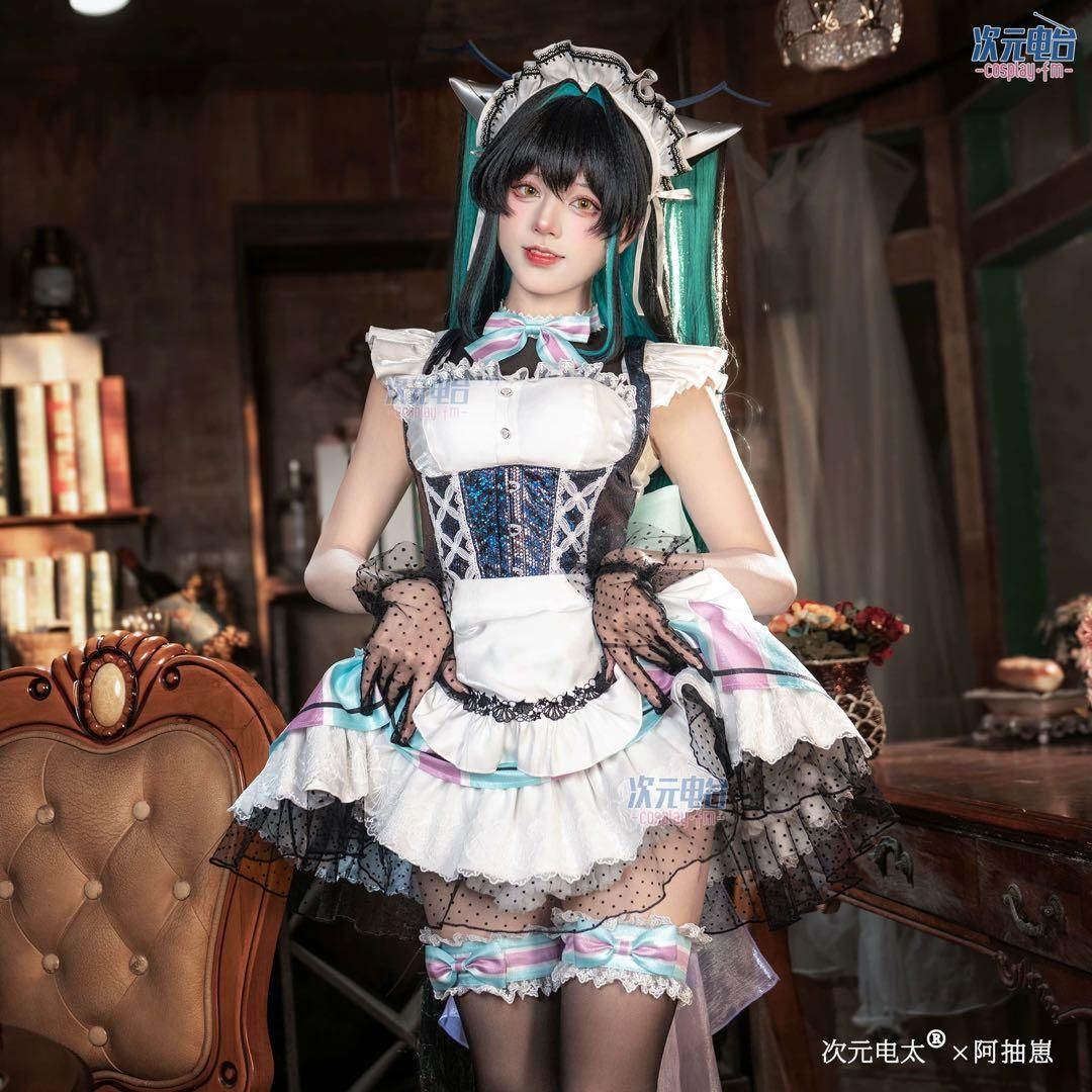 次元電台　勝利の女神ニケ　マーメイド　メイド服　コスプレ(ウィッグ・靴対応可)