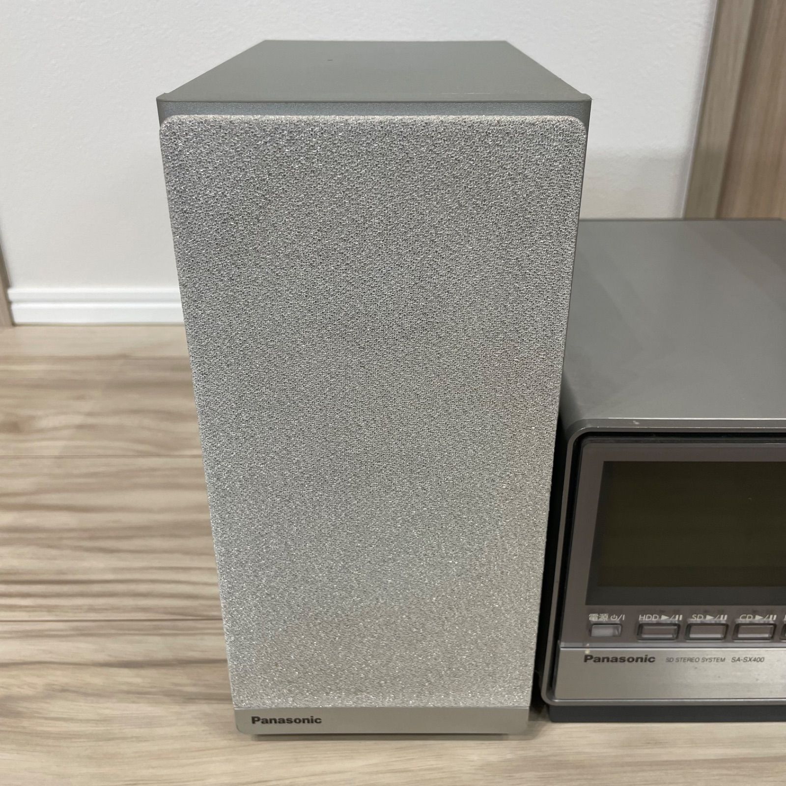 美品　Panasonic SDステレオシステム ミニコンポ SA-SX400 Panasonic パナソニック ミニコンポ SA-SX400 システムコンポ CD SD MD