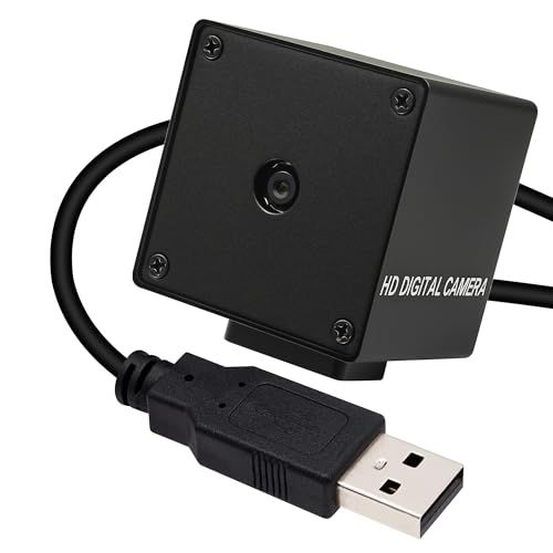 ELP USBカメラ 16MP オートフォーカス 68度歪みなしレンズ ウェブカメラ IMX298 UVC USB2.0 レーザー彫刻機 セキュリティUSBカメラ メタルハウジング Windows Linux Android Mac OS対応 2001aa8c