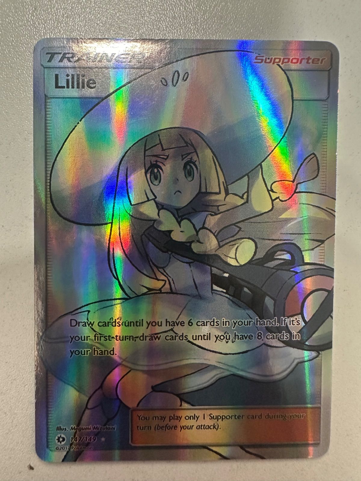 ポケモンカード 海外版 英語 レリーフSR仕様 帽子リーリエ - メルカリ
