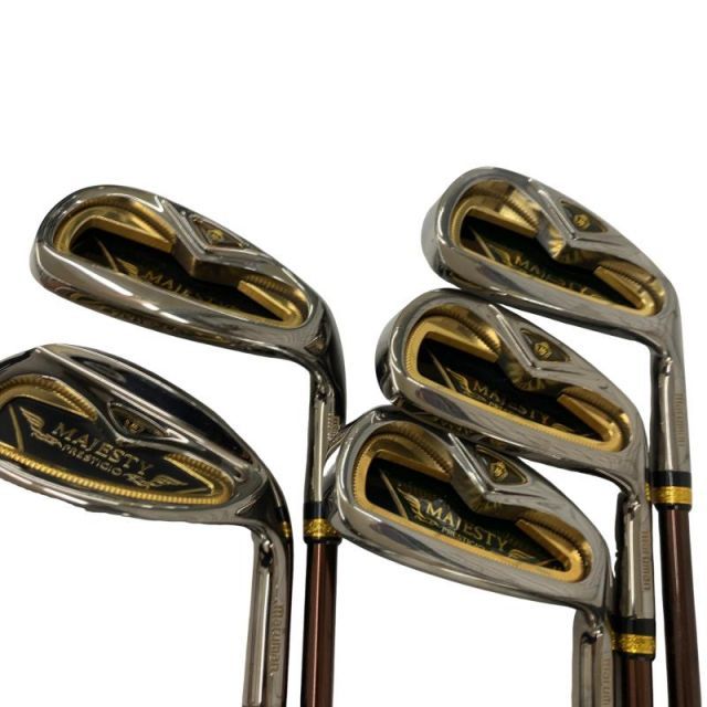 【中古】 マジェスティゴルフ(旧マルマン) MAJESTY PRESTIGIO Gold Premium 6S アイアンセット IR PRESTIGIO Gold Premium (フレックスR) メンズ 男性用 右利き 右用 Cランク ゴルフクラブ