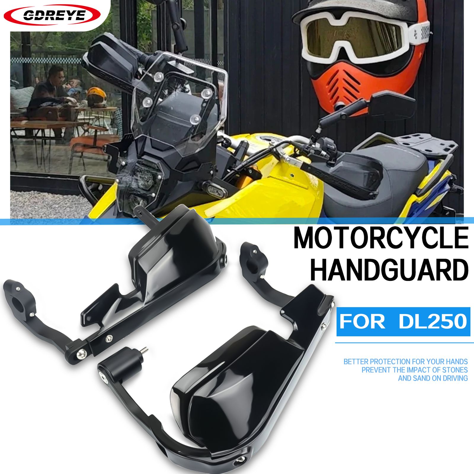スズキ DL250 V-Strom 用 ハンドガード レバープロテクター 新品 アルミ合金製