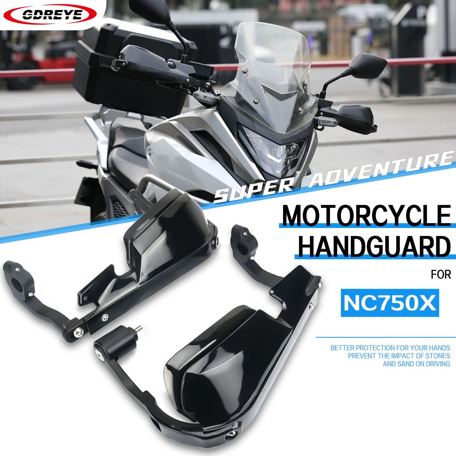 ホンダ NC750/NC700 用 ハンドガード レバープロテクター アルミ合金 2023-2024