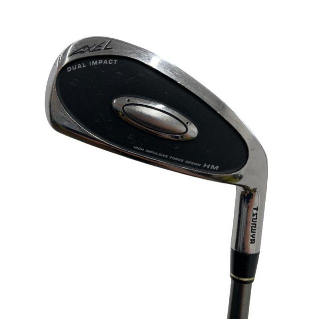 中古】 つるや AXEL DUAL IMPACT HM 8S アイアンセット IR AXEL DUAL