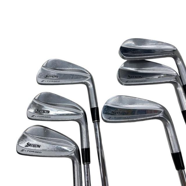 【中古】 ダンロップ SRIXON Z-FORGED 6S アイアンセット IR 純正特注シャフト (フレックスS) メンズ 男性用 右利き 右用 Cランク ゴルフクラブ