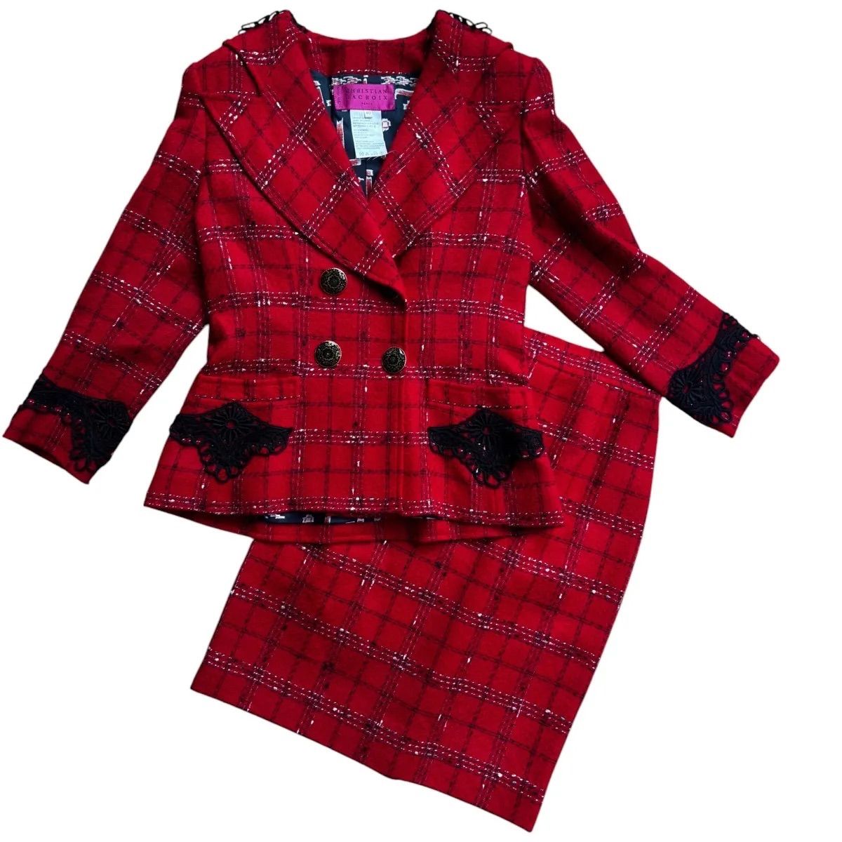 美品/仏製】Christian Lacroix ヴィンテージ セットアップ - メルカリ