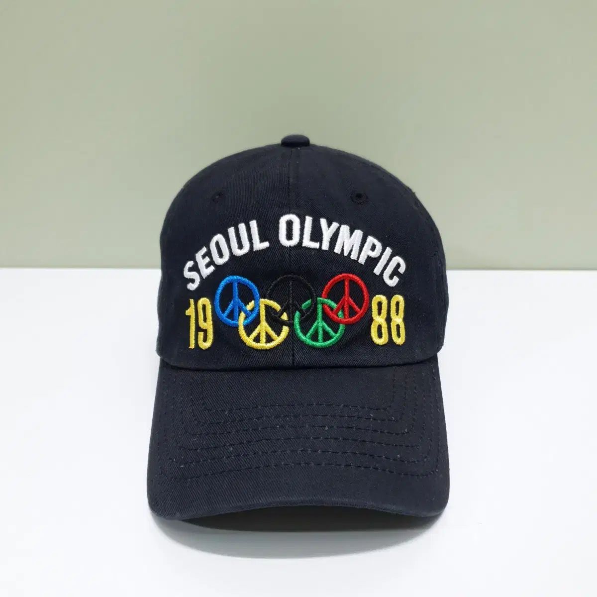ヴィンテージ SEOUL ソウル オリンピック 1988 ベースボールキャップ 帽子 ブラック