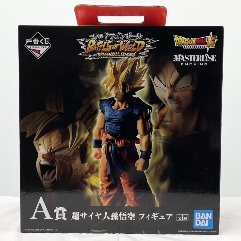 【中古】開封 一番くじ ドラゴンボール BATTLE OF WORLD with DRAGONBALLEGENDS A賞 超サイヤ人孫悟空フィギュア MASTERLISE EMOVING[17]