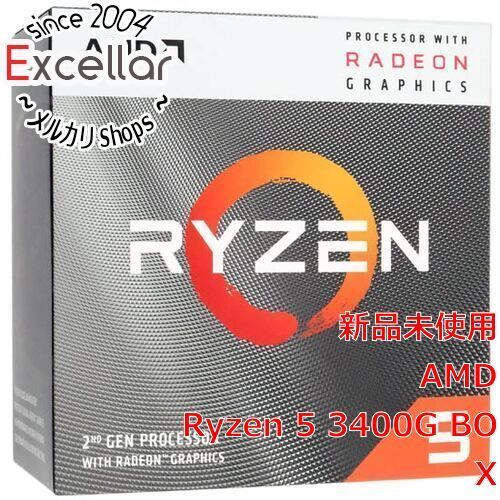 [bn:3] AMD　Ryzen 5 3400G YD3400C5M4MFH　3.7GHz SocketAM4
