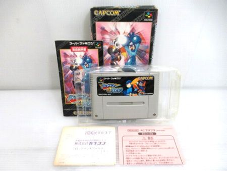 スーパーファミコンソフト ロックマン&フォルテ SHVC-P-AR6J カプコン SF スーファミ ノーチェックジャンク品■