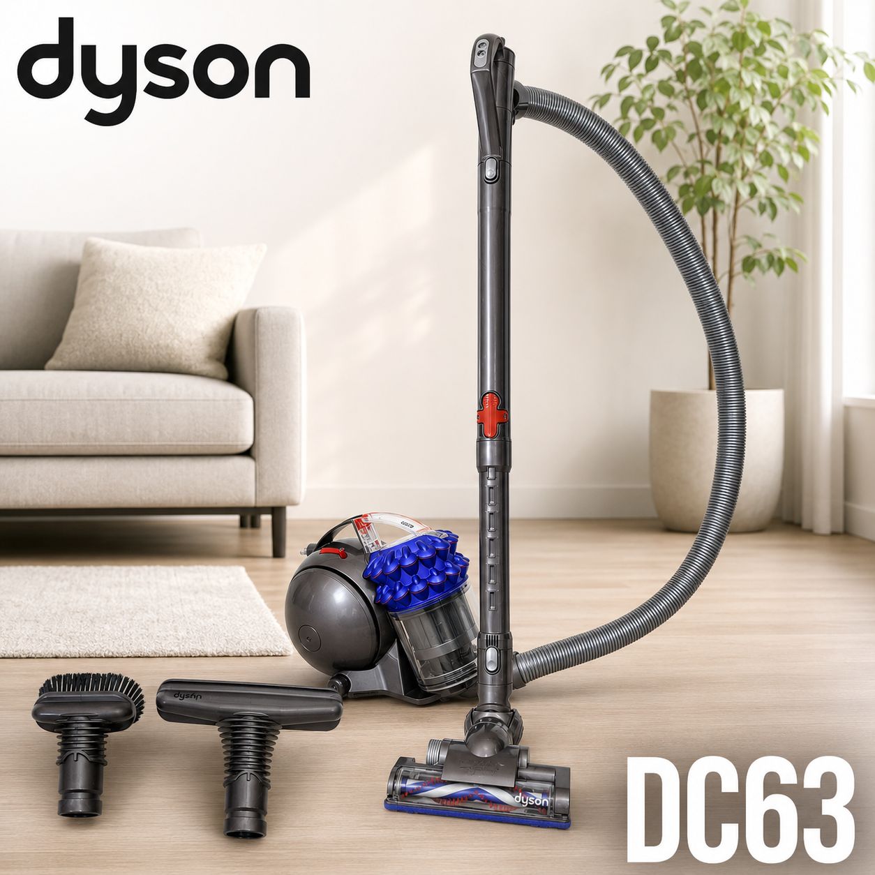 dyson DC63 サイクロン掃除機 #2160-0707-1 ダイソン キャニスター型