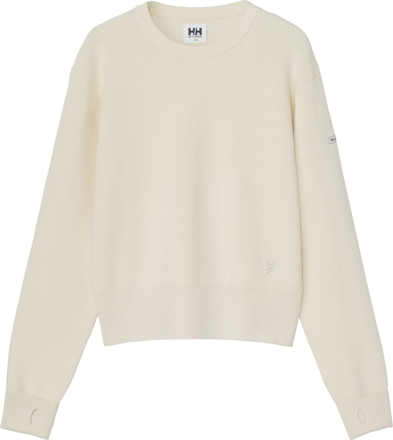 ザ・ノース・フェイス THE NORTH FACE WLIFAWOOLKNITCREW レディース スウェットシャツ トレーナー トップス 長袖 吸湿発散性 保温性 インナーにも 機能性 快適性 HMW32682 IV アイボリー
