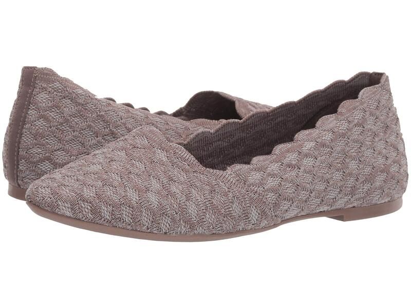 スケッチャーズ レディース シューズ サンダル SKECHERS Cleo Honeycomb Dark Taupe トープ