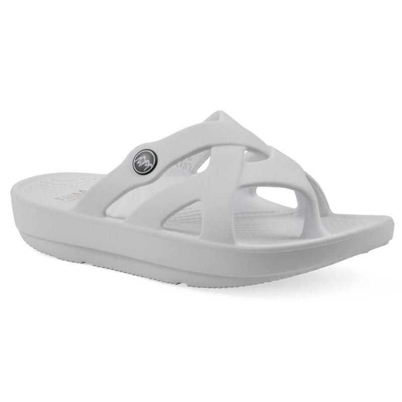 ホワイトマウンテン レディース シューズ サンダル FOM White Mountain Rip Womens Cushioned Recovery Sandals White ホワイト