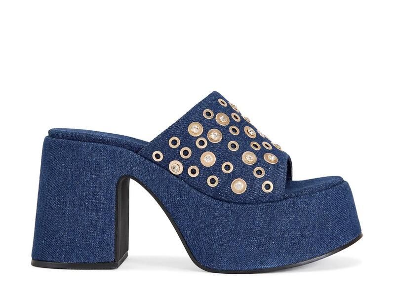 アザレア ワン レディース シューズ サンダル プラットフォーム Azalea WangTheodora Platform Sandal Denim Blue デニム 15,392円