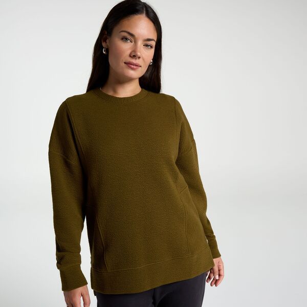 キャリー レディース トップス シャツ CALIA Womens Elevate Side Zip Tunic Darkhaki Olive オリーブ