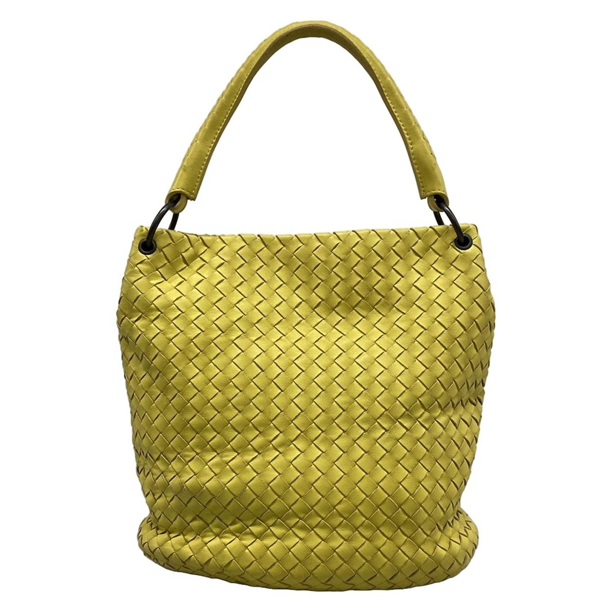 BOTTEGA VENETA(ボッテガヴェネタ) ハンドバッグ イントレチャート イエロー レザー