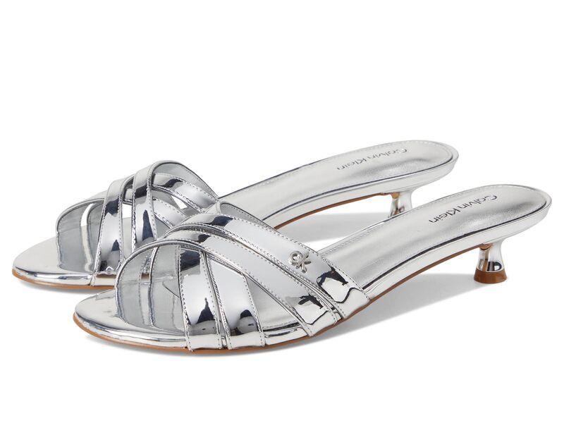 カルバンクライン レディース シューズ ブーツ・レインブーツ Calvin Klein Gabbie Silver Mirror Metallic シルバー 14,336円