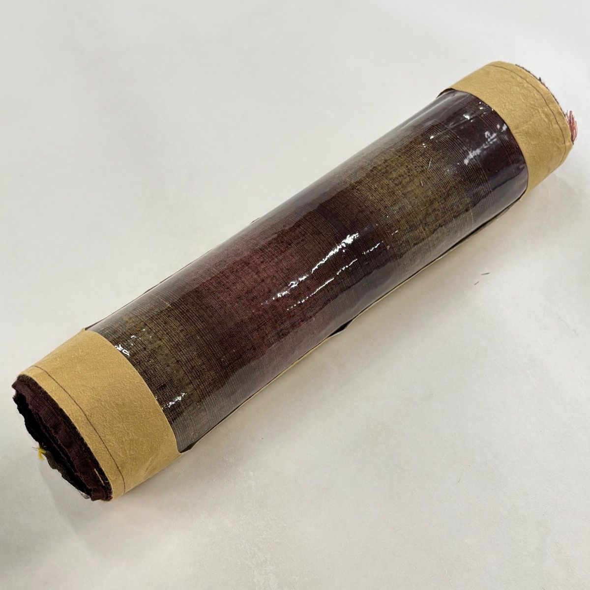 反物 秀品 紬 珈琲染 縞 焦茶色 正絹 【中古】 - メルカリ