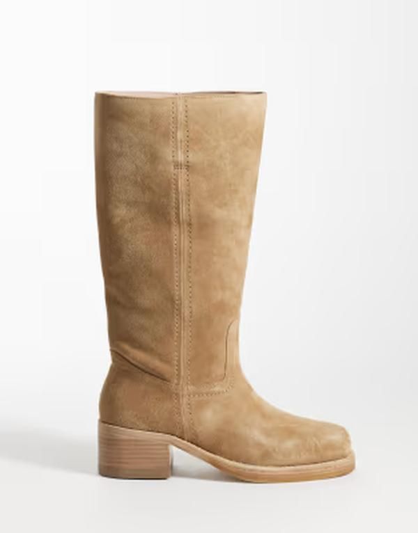 ブロンクス レディース シューズ ブーツ・レインブーツ スエード Bronx Kyley western boots in suede natural