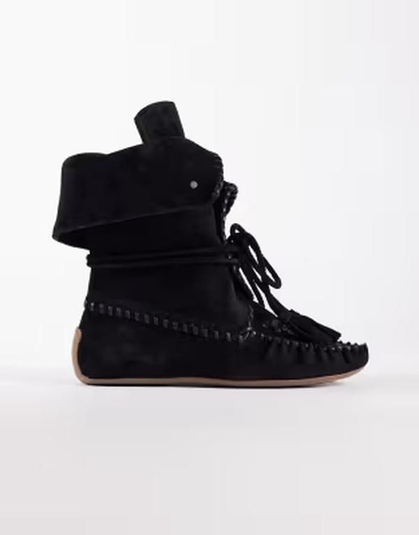 ブロンクス レディース シューズ ブーツ・レインブーツ スエード アンクル レース フリンジ Bronx Savanna fringe lace up ankle bootsuede black ブラ 35,620円