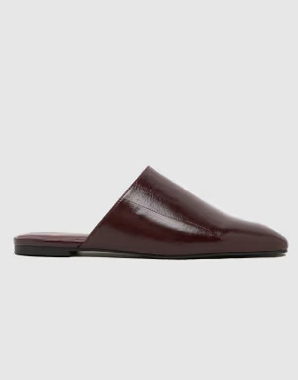 シュー レディース サンダル schuh Latina mules Burgundy バーガンディ