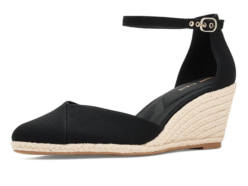 アンクライン レディース シューズ スニーカー Anne Klein Wilmott Black Canvas ブラック