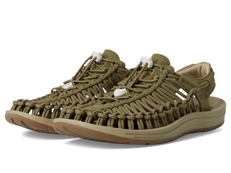 キーン レディース シューズ サンダル KEEN Uneek Martini OliveSafari オリーブ
