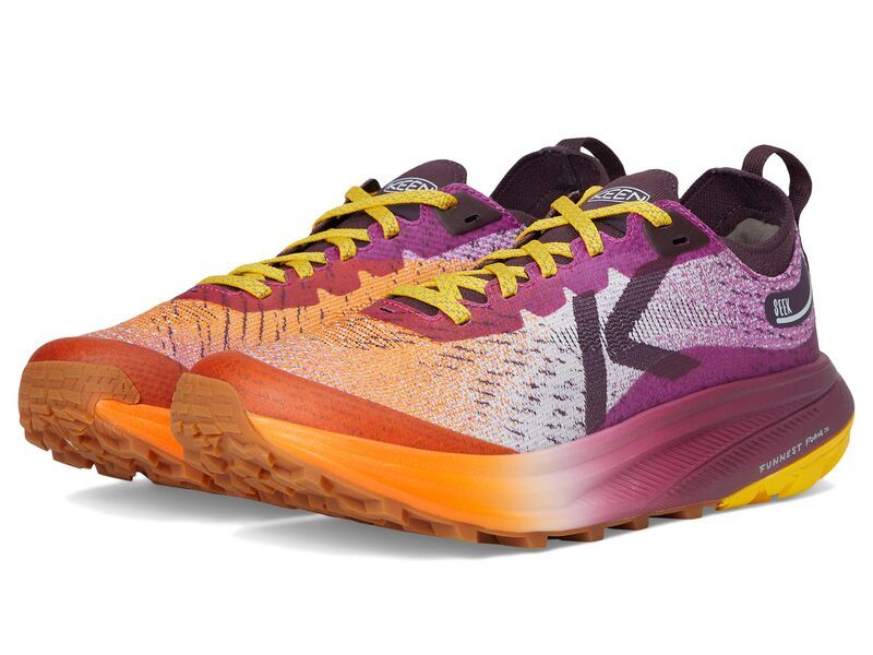 キーン レディース シューズ スニーカー KEEN Seek Trail Running Shoes WillowherbOrange Peel オレンジ