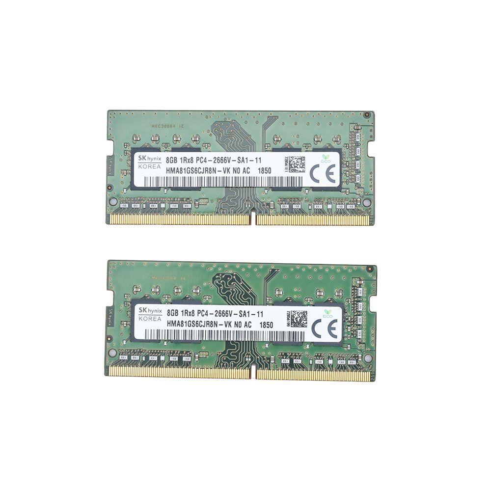 メモリ SKhynix PC4-2666V 8GB 2枚 合計16GB 中古 PC4-21333 6,060円