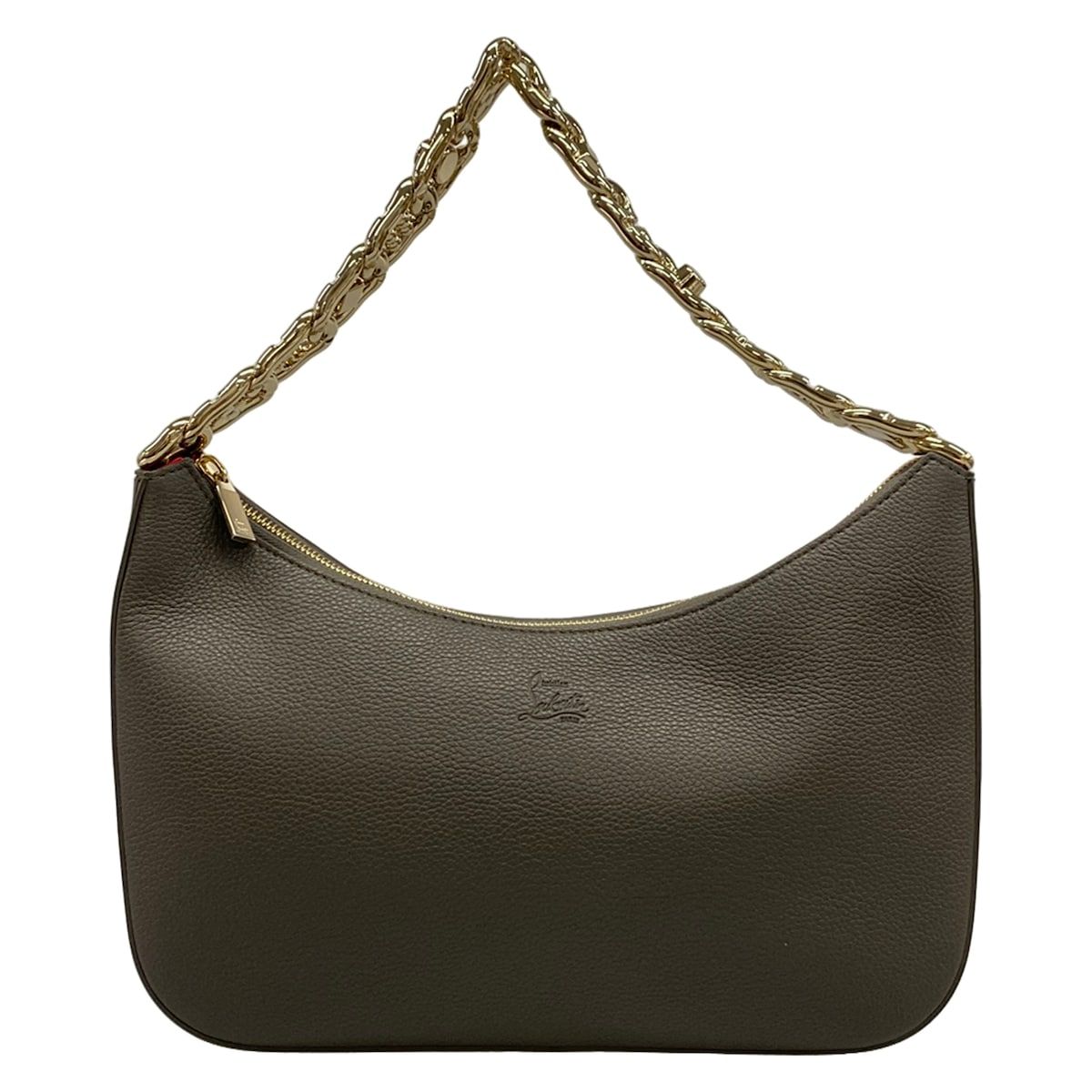 CHRISTIAN LOUBOUTIN(クリスチャンルブタン) ショルダーバッグ ルビラ 1235097 ダークグレー チェーンショルダー レザー 45,045円