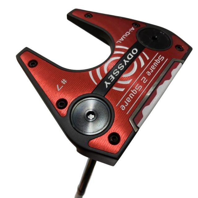 【中古】 オデッセイ Ai-DUAL SQUARE 2 SQUARE #7(カスタム) パター PT 純正特注シャフト (フレックスその他) メンズ 男性用 右利き 右用 Bランク ゴルフクラブ