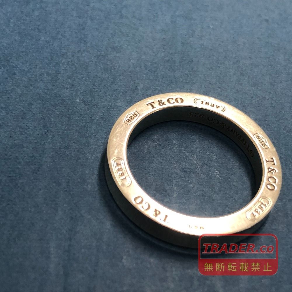 02w27295 ティファニー TIFFANY&Co. ナローリング シルバー 21号