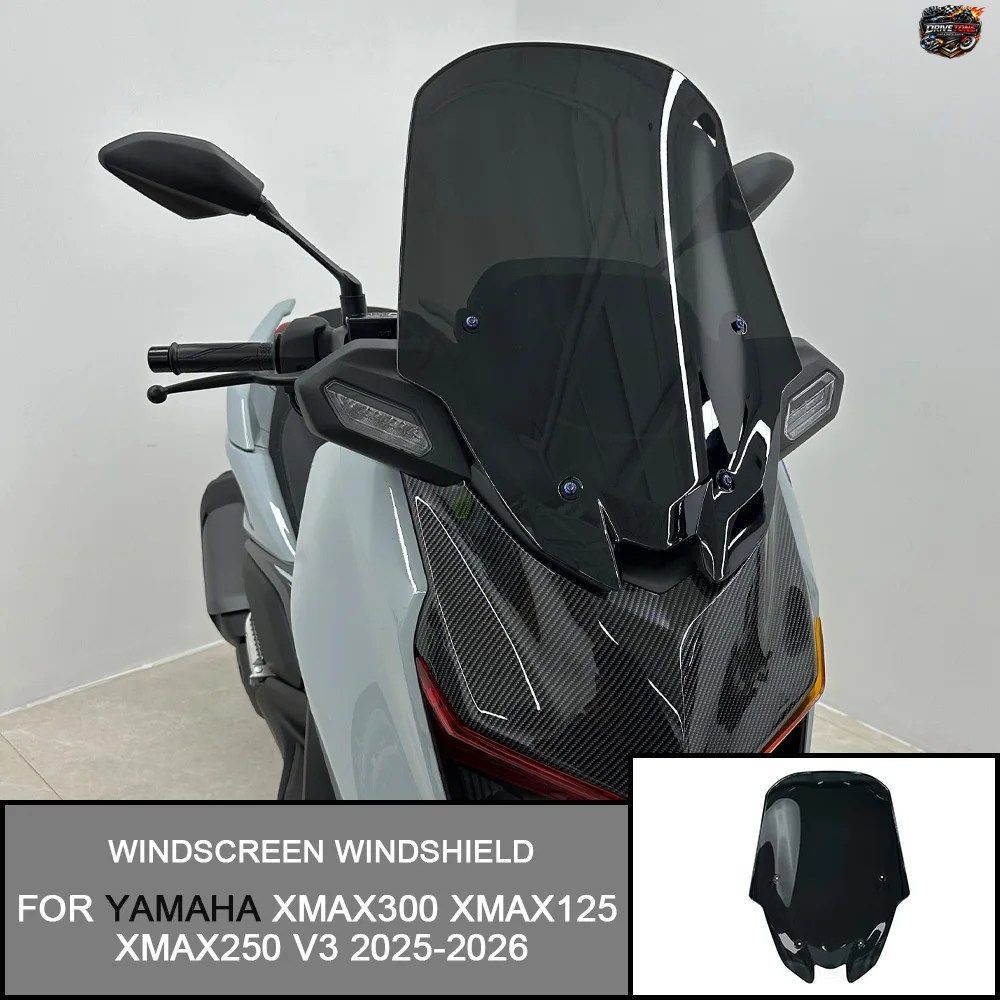 ヤマハ XMAX300 XMAX125 XMAX250 XMAX300 XMAX300 V3 2025 2026 用オートバイ用ウインドスクリーン ウインドシールド スクリーン シールド