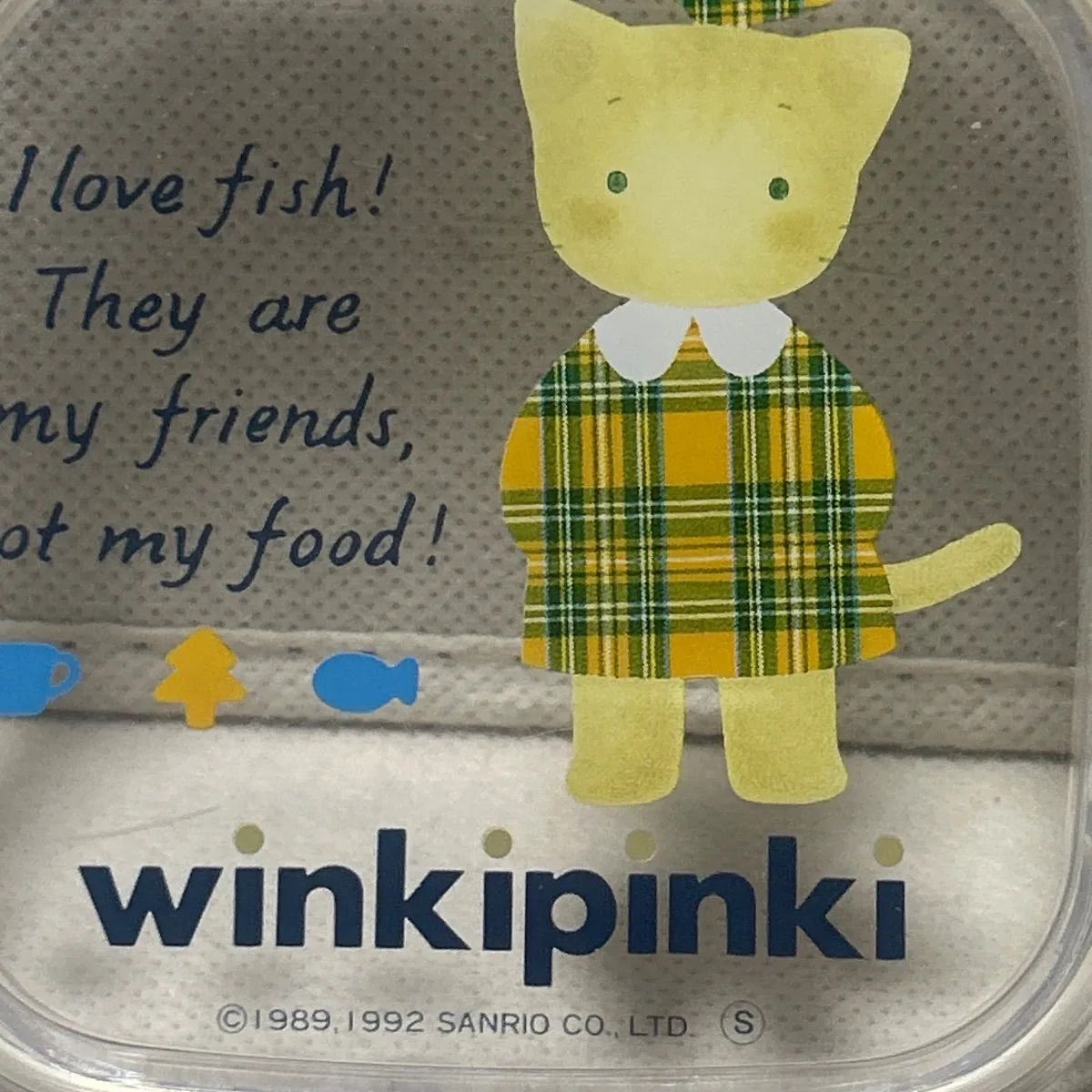 WINKIPINKI 1989、1992、シール容器 & フォーク ヴィンテージ品 - メルカリ