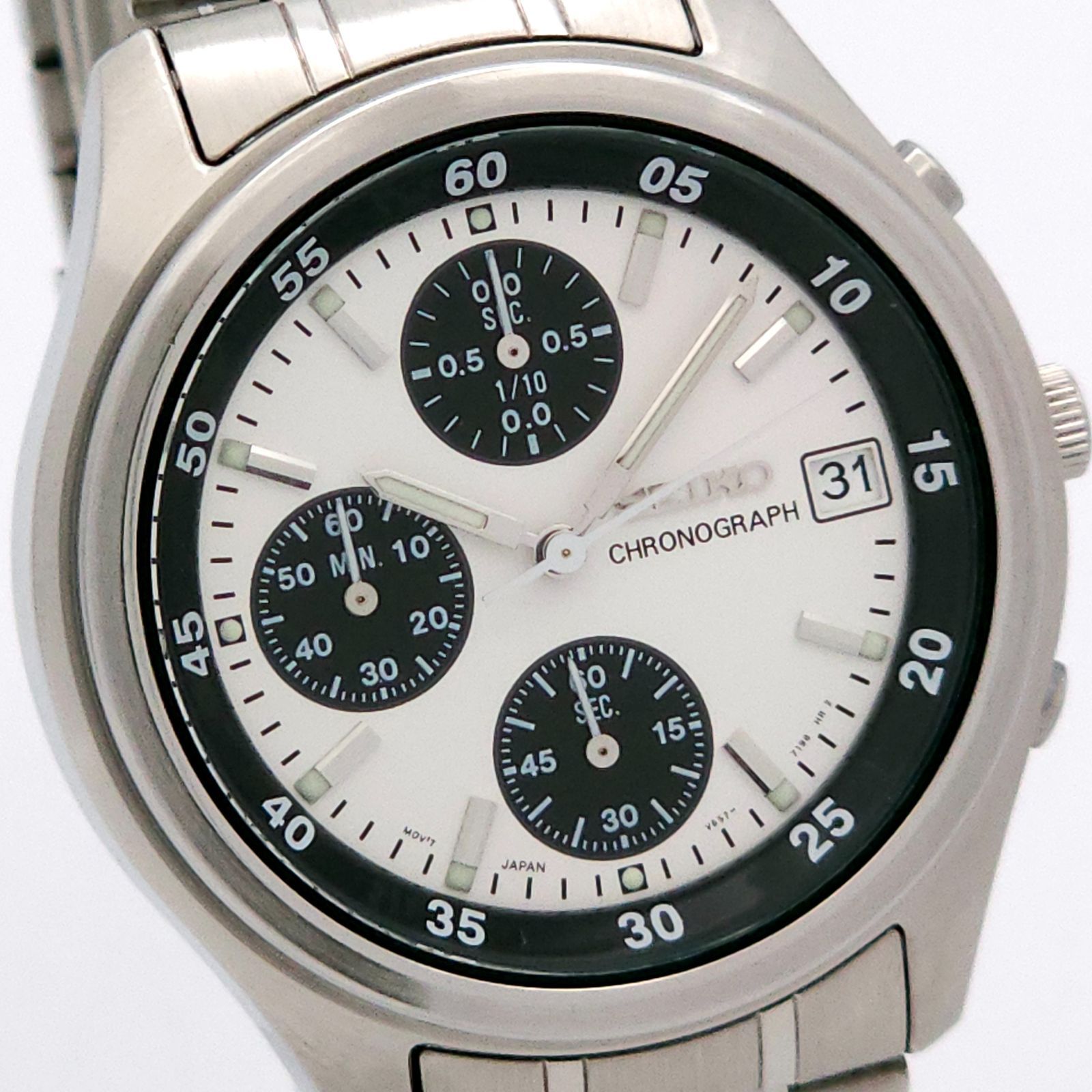 SEIKO セイコー クロノグラフ V657-7100 QZ 動作品 6,958円