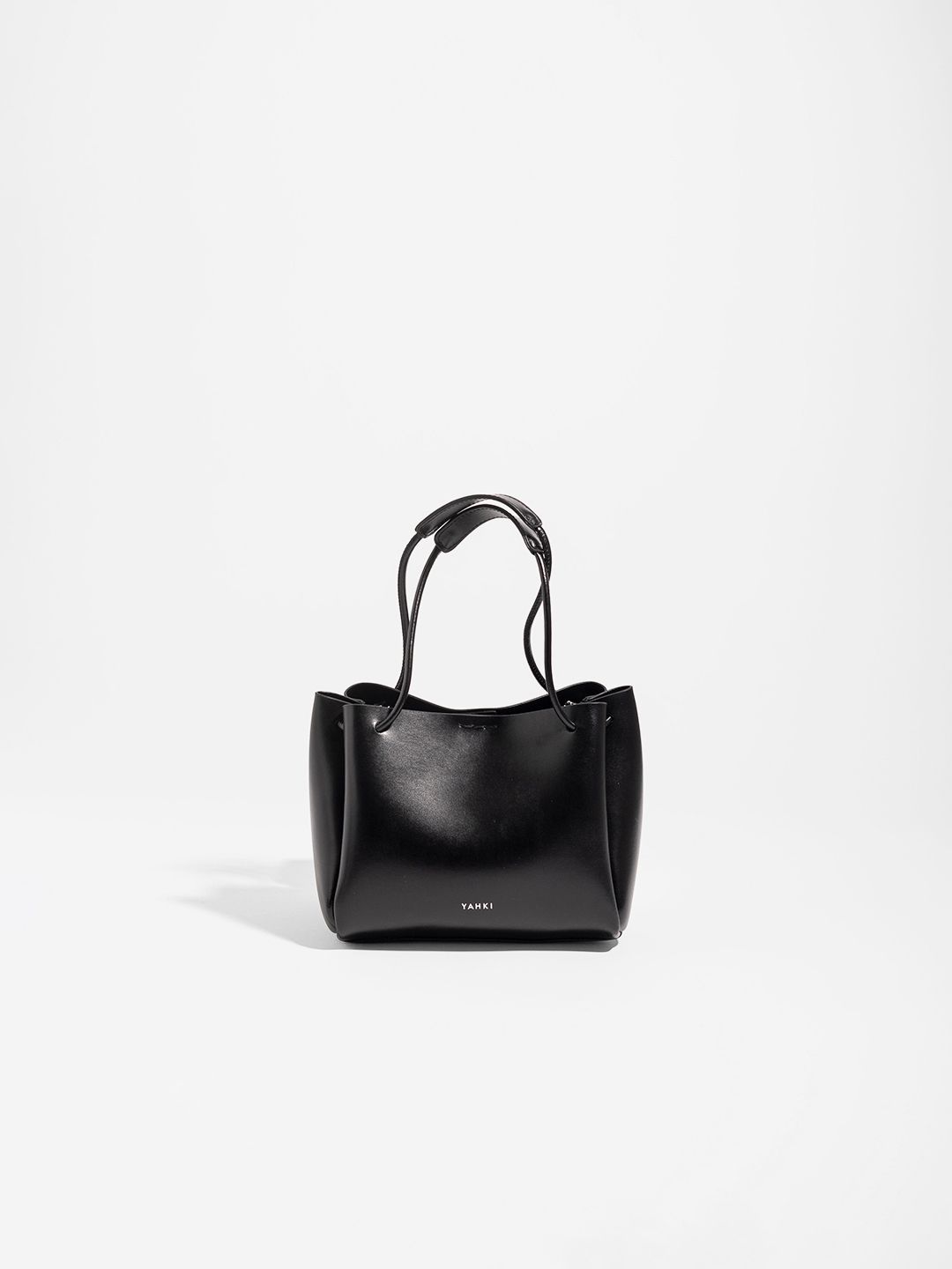 8月上旬~中旬発送予定 YAHKI ヤーキ YH-823 HAND BAG_BLACK ハンドバッグ レザー