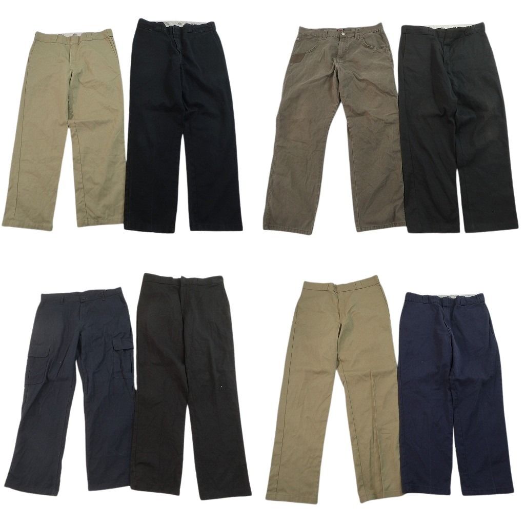 古着卸 まとめ売り ディッキーズ パンツ 8枚セット ( メンズ 36 ) カーゴ ワーク ブラック ネイビー 874 中古 古着 NF9678 13,578円