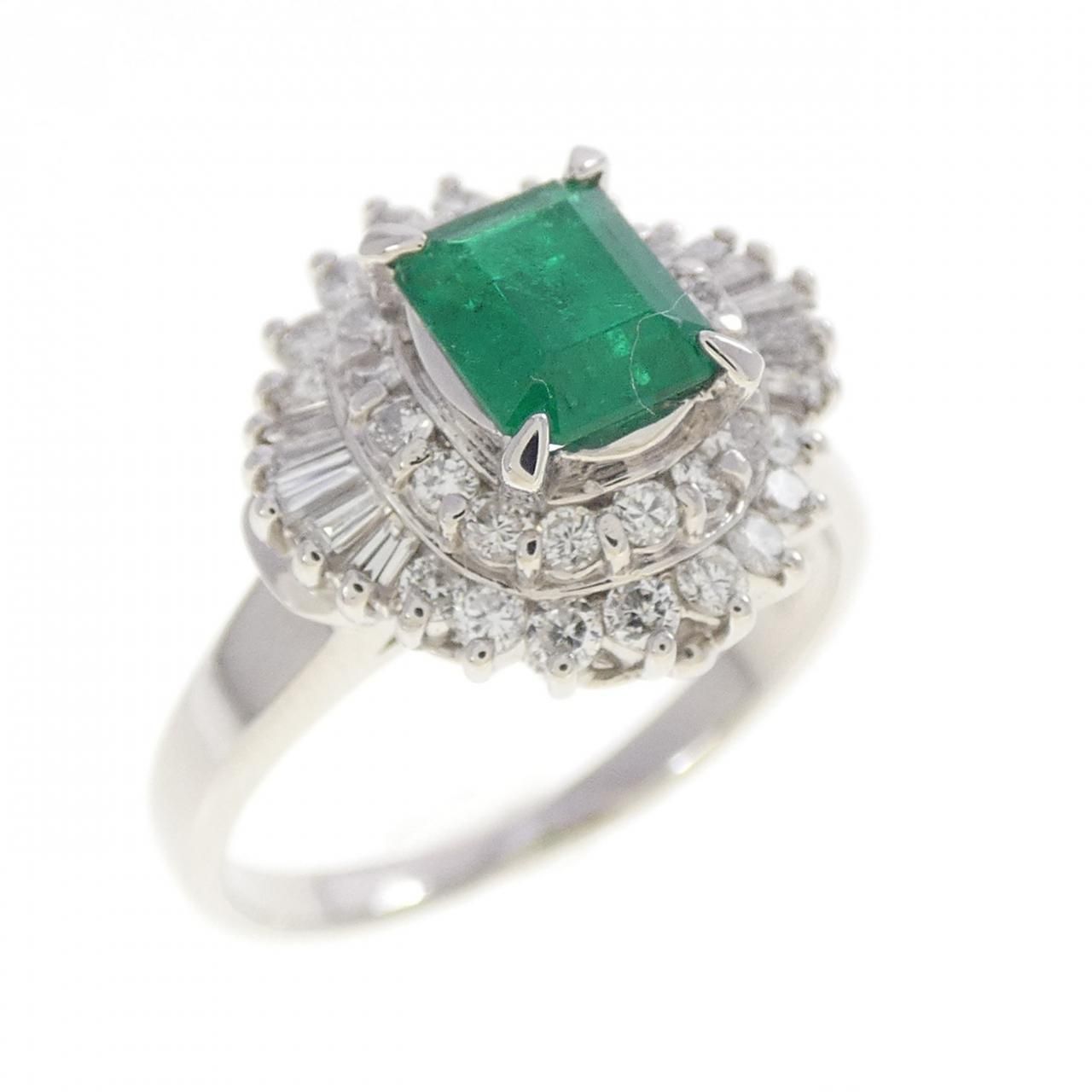 PT900 エメラルド リング 0.66CT 115,300円