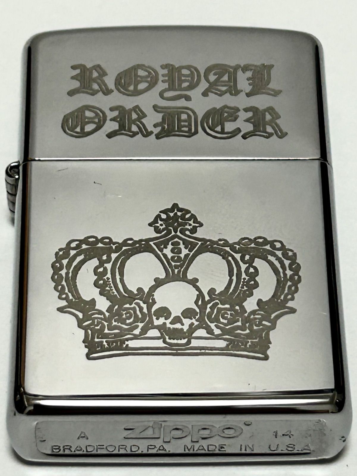 ROYAL ORDER希少2014年刻印モデル別注U.S.A.製ZIPPO美品