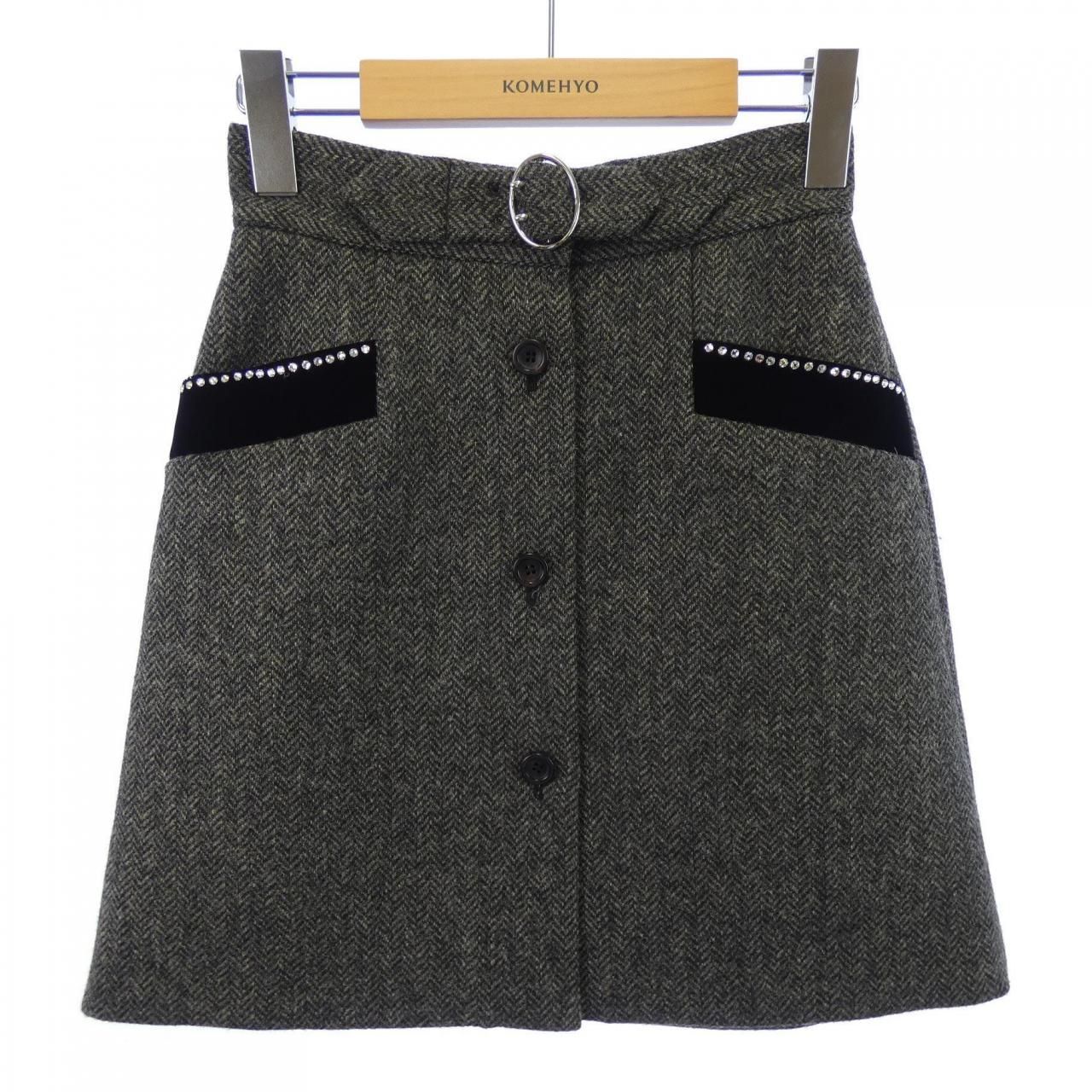 ミュウミュウ MIU MIU MG1297 1TTT スカート 28,178円
