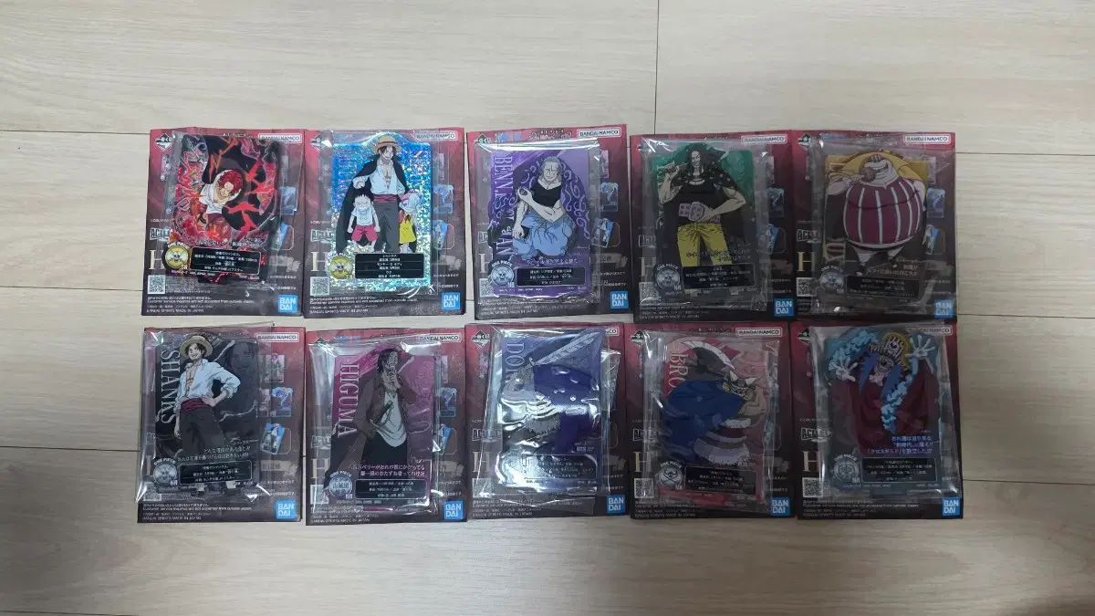 一番くじ 赤髪海賊団 H賞 アコレクション セット 出品