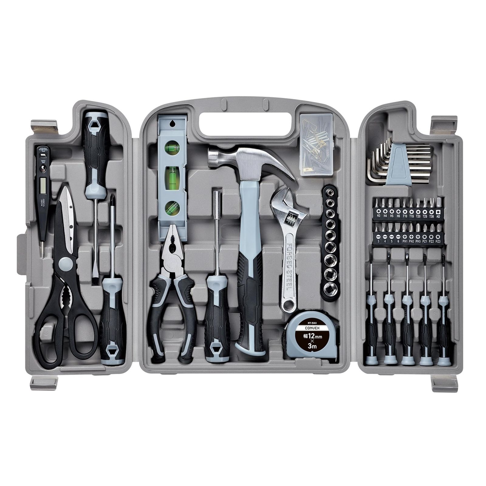 ?儀(Takagi) TAKAGI マイツールズ 54pcs MT-540 ホームツールセット 家具の組み立て 住まいのメンテナンス 工具セット 作業工具セット 家庭用 高儀 たかぎe 6,255円