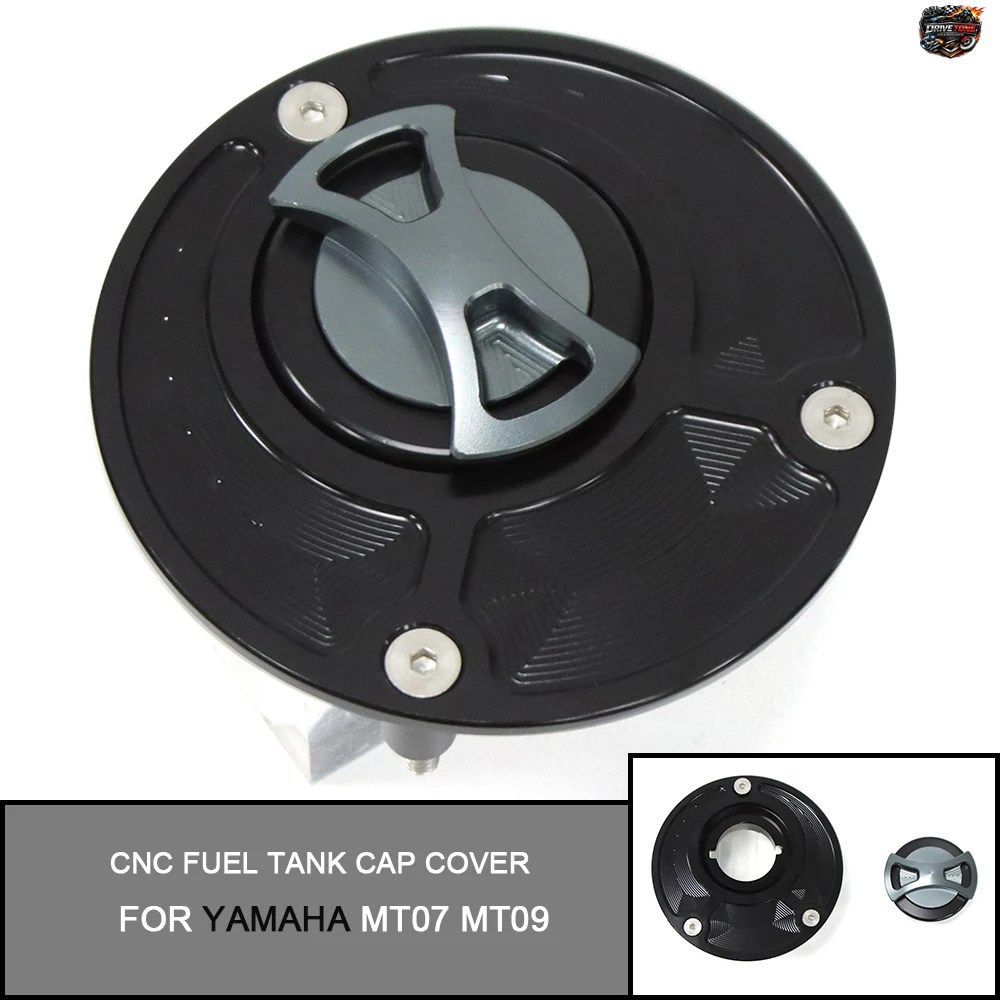 ヤマハ MT07 MT09 TRACER 900/700 XSR TDM FJ/FZ-09 バイク用改造装飾パーツ CNC 燃料タンクキャップカバー